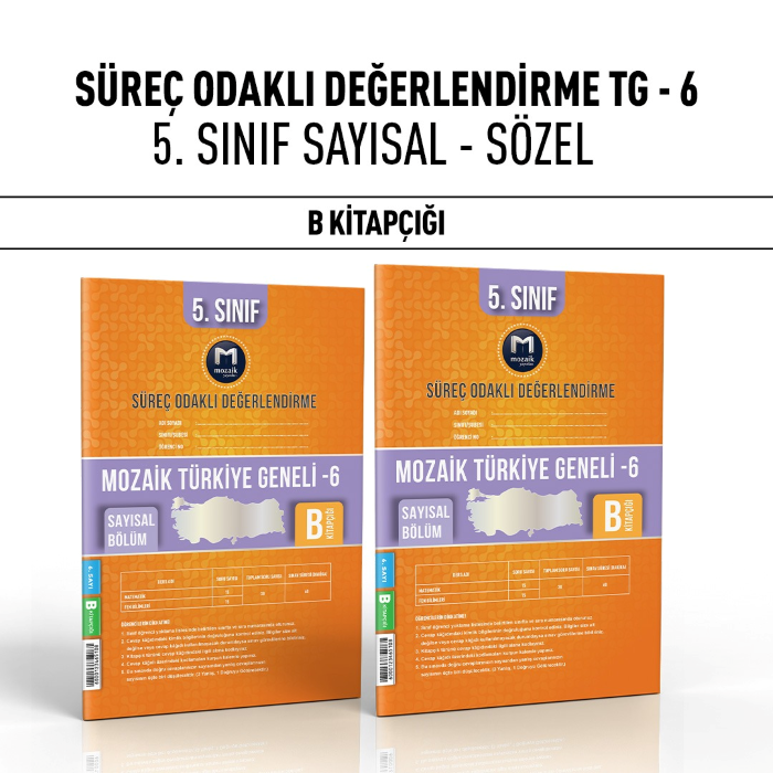 MOZAİK 05.SINIF TÜRKİYE GENELİ SAY/SÖZ 6-B -24-25